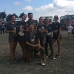 A photo of the Emmi Dental team after running the 2017 Mud Run.