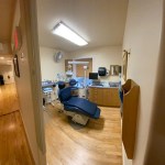 clear view of dental suite and chair