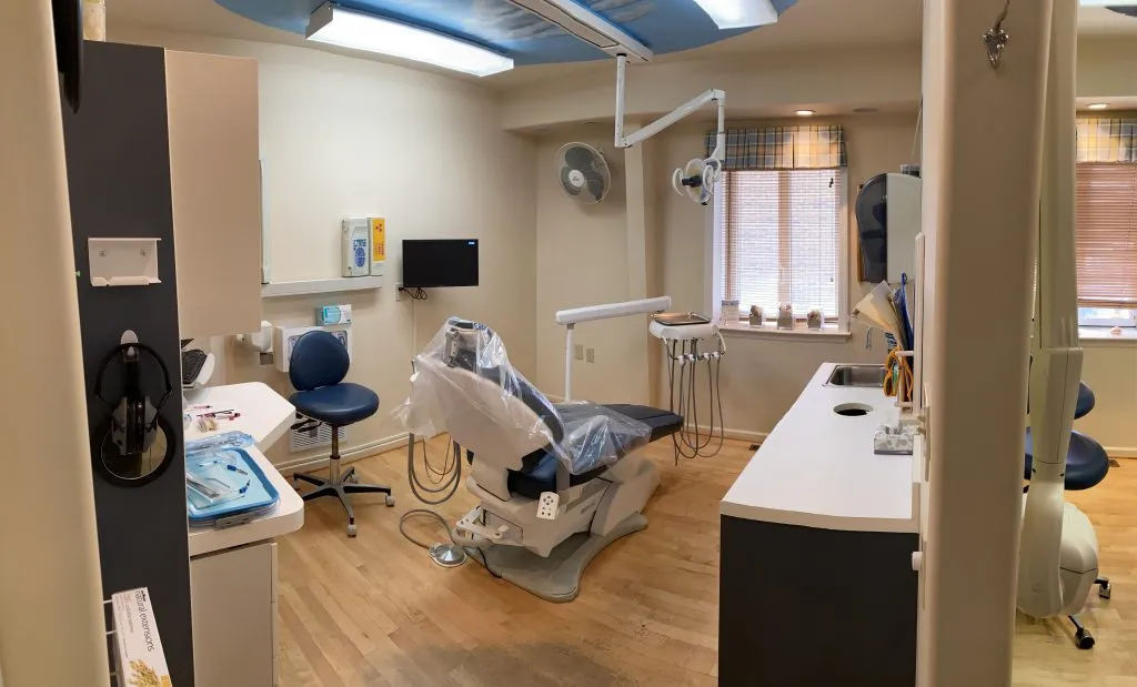 a view of the dental equipment