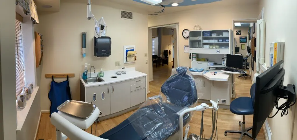 wide shot of the dental suite