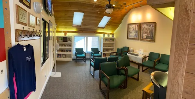 entrance way and waiting room area
