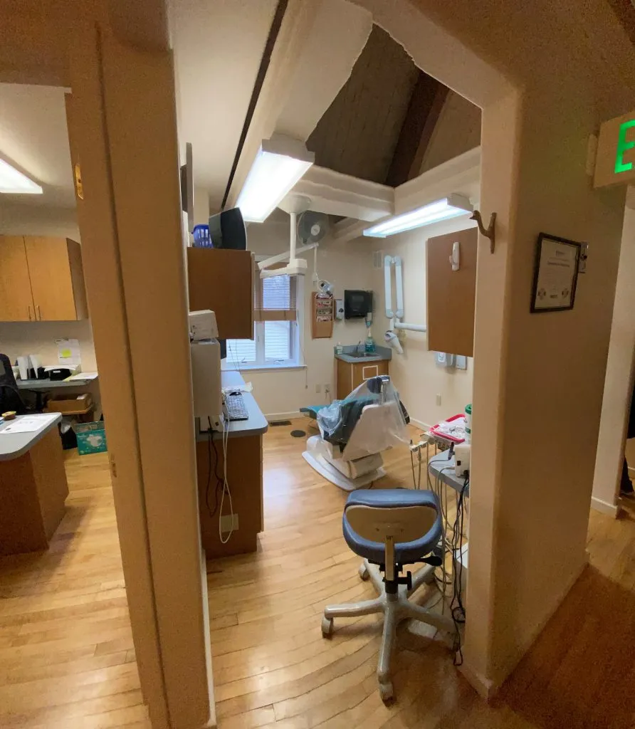 doorway to the dental suite